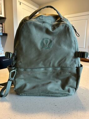 lululemon athletica Men's Olive Backpack with Subtle Logo